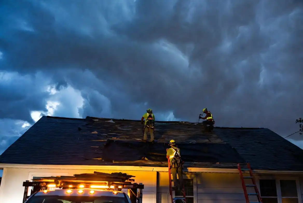 Roof inspection in Leander, TX