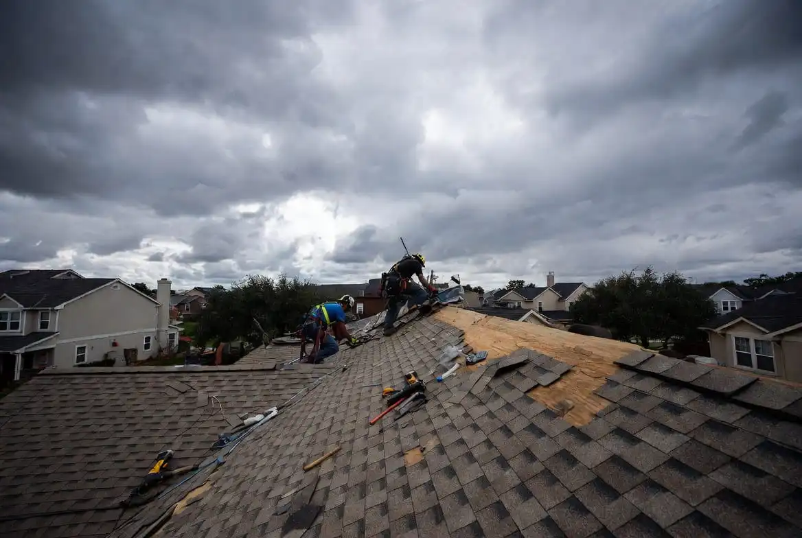 Roof repair in Leander, TX
