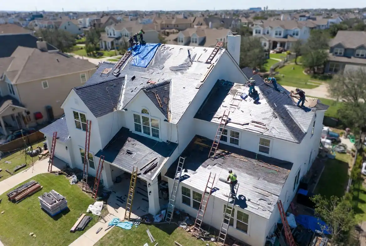 Roof replacement in Leander, TX